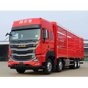 Cheap JAC Cargo Truck 490hp 8x4 Fence Lorry Truck wholesale