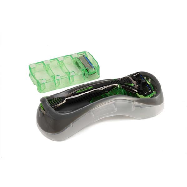 Face Care for Men Manual Shaving Razor with Trimmer Blade System 4 Blade Shaving Razor +2pcs Cartridges