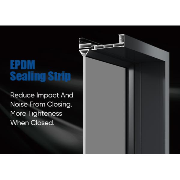 Indoor 8mm Single Glass Aluminium Casement Doors Modern Design