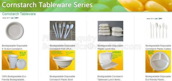 Food Grade Hottest Chinese Supplier Stocked Biodegradable Corn Starch Soup Spoon,biodegradable baby products cutlery wal