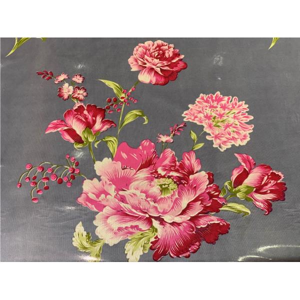2.3m Wide 100gsm Polyester Tricot Fabric Flower Printing For Mattress Cover