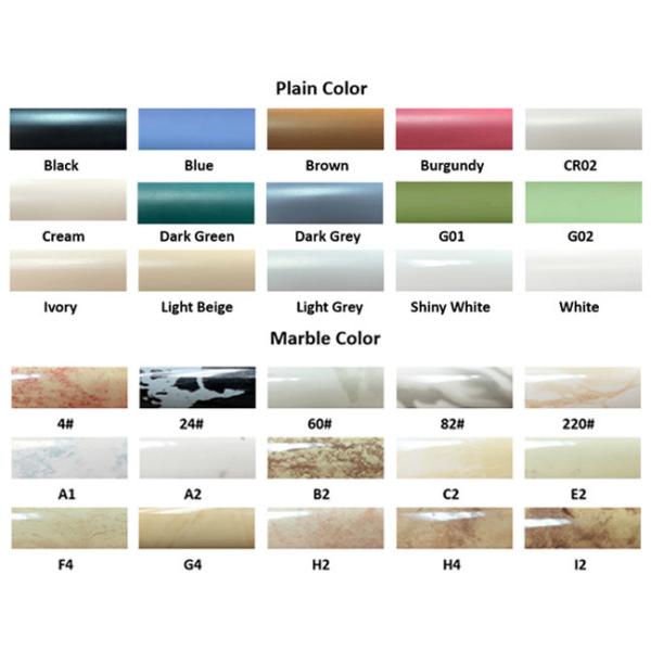 Plastic PVC Wall Corner Protector Strips L Shape Pure White 50mm Size