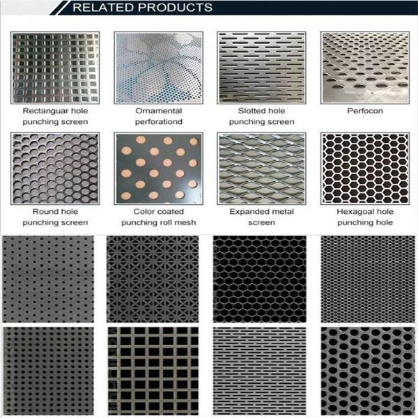 201 Bending Food Grade Perforated Stainless Steel Sheet Corrosion Resistance
