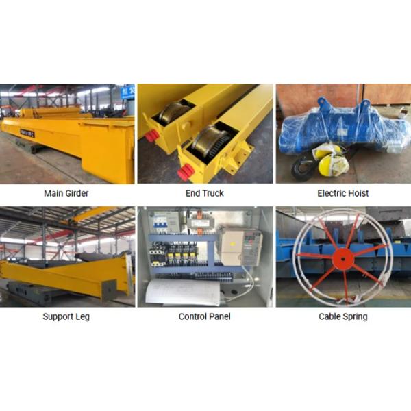 Used Electric Double Girder Gantry Crane Box Type Granite Marble Stone Hoisting