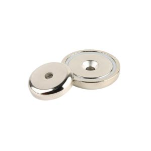 Cheap Antirust Industrial Neodymium Pot Magnets With Countersunk Hole Customized wholesale