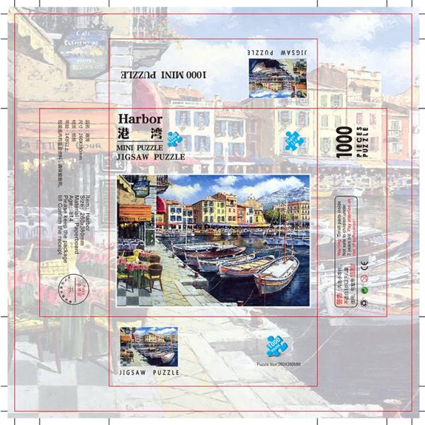 Entertainment Multipack Jigsaw Puzzles , ASTM 3D Cool Adult Puzzles