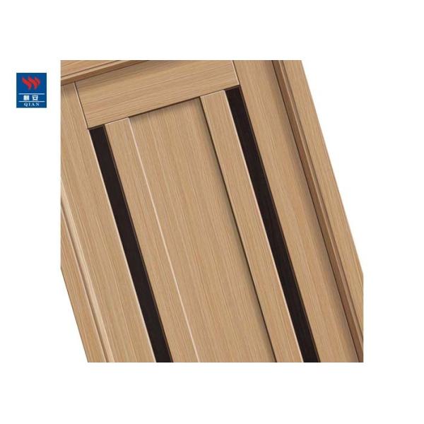 Decoration Line Modern Room Design Interior WPC Eco friendly wooden Doors With Frames