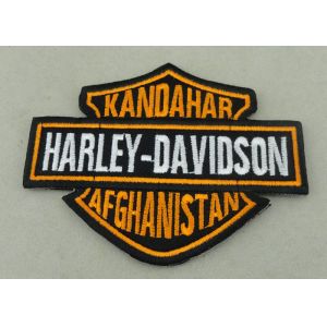 Customized Applique Sequin Embroidery Patches / Harley Davidson Badges