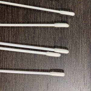 Cheap White Sponge Throat Swab Stick , Combined Throat And Nose Swab wholesale