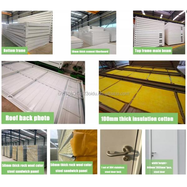 Modern Design Flat Pack Foldable Portable House Container for Prefabricated Tiny House Shops and Offices 20ft or 40ft