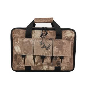 China Shockproof Protection Tactical Pistol Case With Magazine Pouch on sale
