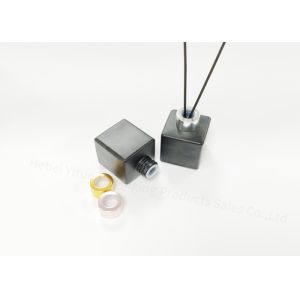 Cheap Frosted Square Aromatherapy Glass Bottles 50ml Black Glass Bottles wholesale