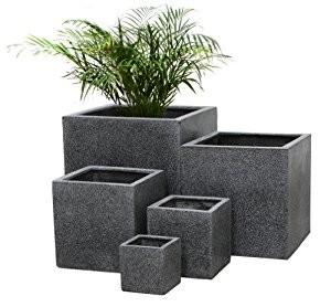 Cheap 2017 Factory sales high quality durable outdoor garden stone flower pot wholesale