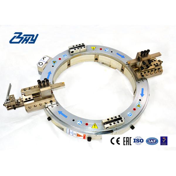 High Efficiency Pneumatic Tube Cutting And Beveling Equipment with Split Frame Structure