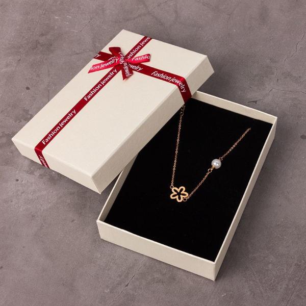 Customized Necklace Earring Jewelry Packaging Gift Paper Box Custom Paper Thickness
