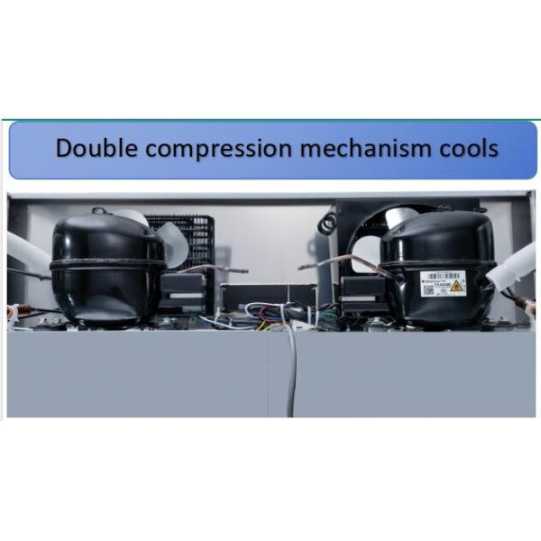 Modern Design 4 Door Commercial Freezer Precise Control Restaurant Refrigerator Freezer