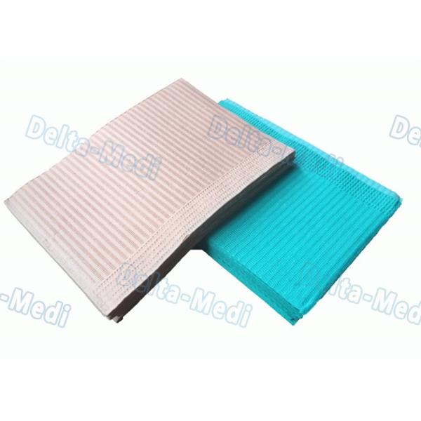 Class I Disposable Dental Bibs Waterproof Square Shape 33 * 45cm For Patient