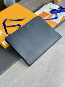 Cheap Designer Louis Vuitton Pochette Jour GM Cuir Taurillon Leather In Black Noir Purses wholesale