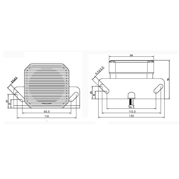 EV Sound Generator Squawker Reverse Alarm White Noise Reversing Alarm