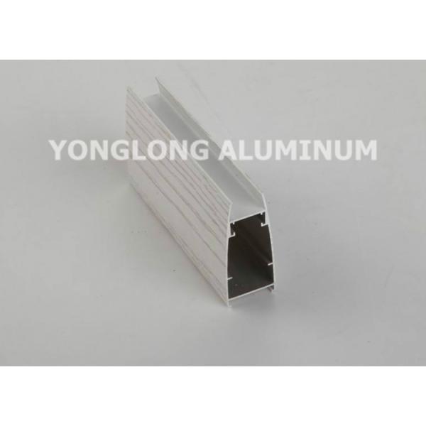 Mechanical Strength Aluminum Curtain Wall Profile Extrusions Rectangle Shape
