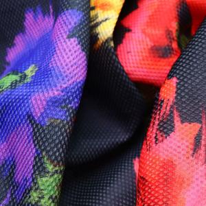 Cheap 2mm Digital Printing Polyester Mesh Fabric Breathable Soft Mesh Fabric For Shoes wholesale