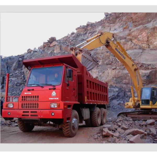 Commercial Euro 2 Heavy Mining Trucks , 70 Ton Dump Truck 6x4 ZZ5607S3841AJ