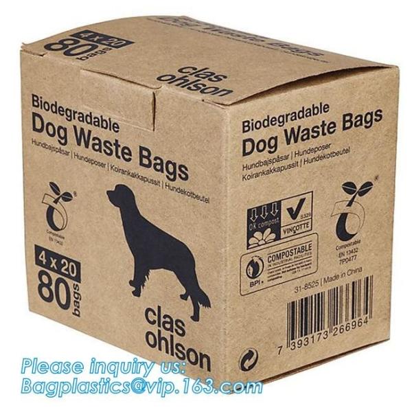 Nappy Baby Disposable Diaper Sacks, Degradable scented disposable baby diaper sack, green tie handle baby diaper sack