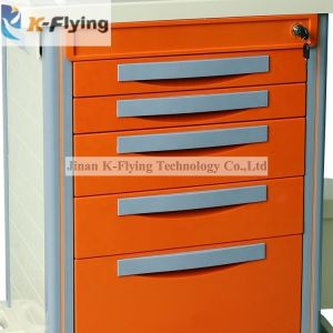Abs Plastic Movable Anesthesia Hospital Medical Trolley Cart
