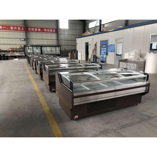 Fresh Meat Chest Freezer Sliding Glass Doors Top Opening