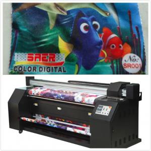 Cheap 5.5KW Digital Fabric Printing Machine For Fabric Sublimation Outdoor Banner Printing wholesale