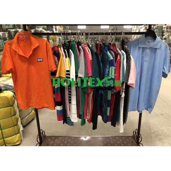 Professional Mens Used Clothing Mixed Size With Polyester / Cotton Material