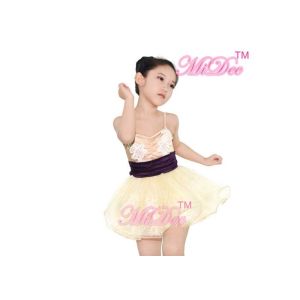 Cheap Girls Ballerina Dance Clothes / Dance Costume Ballroom Dress Camisole Clothing wholesale