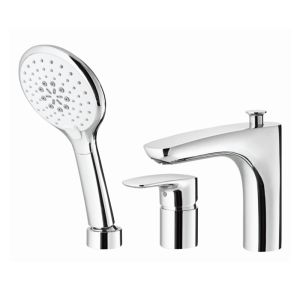 China Built In Round Bathtub Hand Shower Single Handle F2F9028-1C on sale
