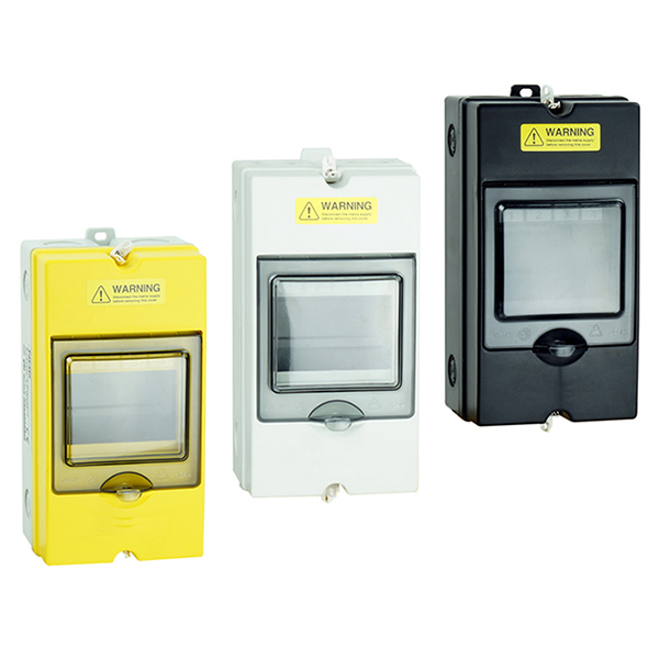 4 Way IP65 Waterproof Electrical Distribution Enclosure Wall Mount Outdoor Switch Box 1504