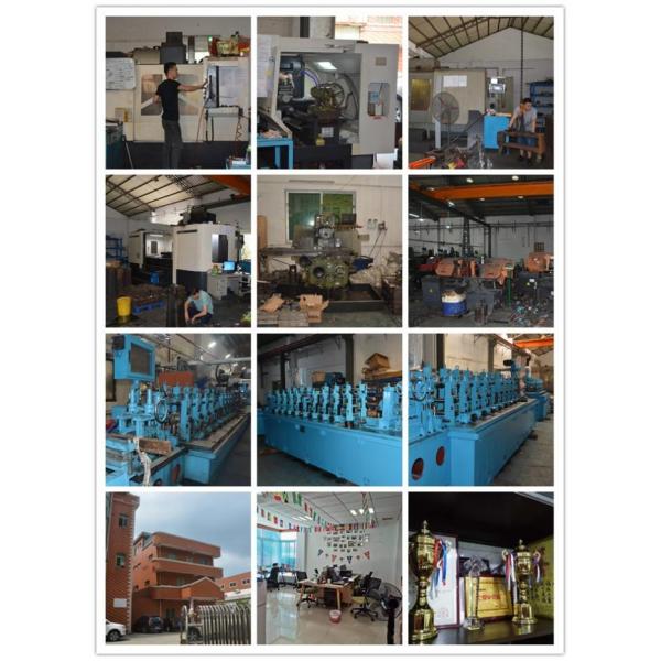 PLC Control Carbon Steel Pipe Making Machine Tube Making Machine HH32 Tube