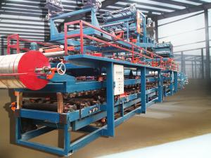 Cheap Colored Steel Foamed Sandwich Panel Roll Forming Machine Hydraulic Cutting wholesale