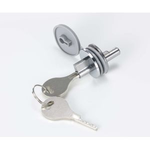 China Refrigerator Zinc Cover Glass Sliding Door Lock Display Cabinet on sale