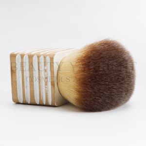 SA8000 Wooden Handle Square Kabuki Brush Kabuki Foundation Brush