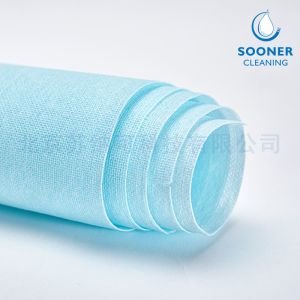 Buy cheap Industry Cleaning Turquoise High Friction Nonwoven Spunlace Fabric from wholesalers