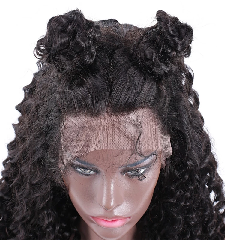 100% Natural Human Hair Lace Front Wigs / Long Hair Wigs For Black Women