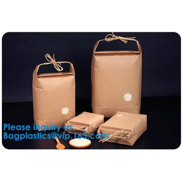 Printing Packing Gift Shopping Brown Kraft Paper Bag Accept Customized Logo Paper Bag With Rope Handle bagease bagplasti