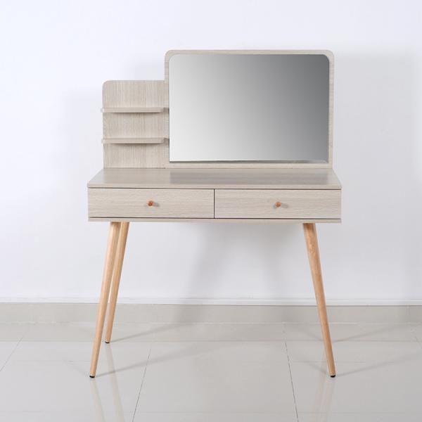 OEM Artistic Effect Wooden Dressing Table Apartment 120cm Height