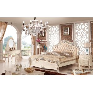 China Oak Veneer Bedroom Sets Italian Furniture Manufacture King Bedroom Set on sale