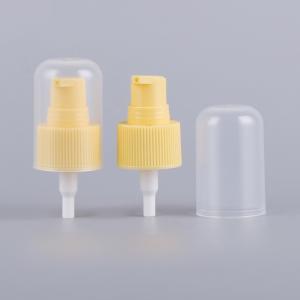China 24/410 28/410 Treatment Cream Pump Yellow Serum Pump For Bottle on sale