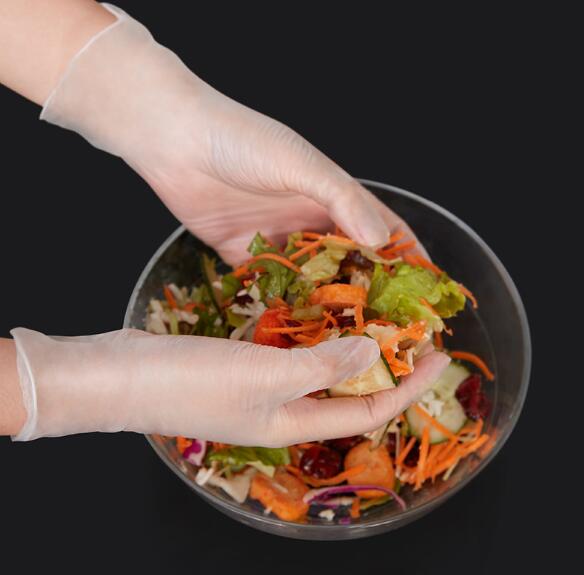 Durable White Medical Gloves , Eco Friendly Household Disposable Latex Gloves