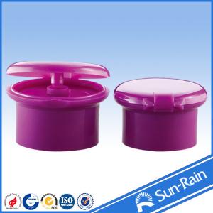 Cheap Non spill plastic cap shampoo flip top bottle cap for cosmetic packaging wholesale