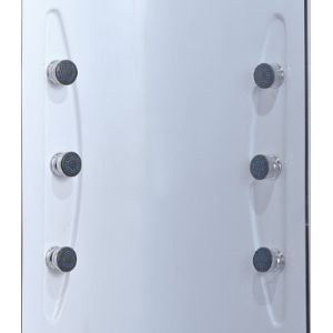 Customized Glass Door Whirlpool Steam Shower Cabin Fit Bathroom