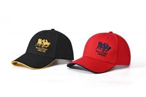China 6 Panel Flexi Fit Baseball Caps Curve Brim 3D Embroidered Logo on sale