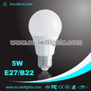 Cheap CREE LED lamp bulb 5W E27/B22 LED bulb lamp made in China wholesale