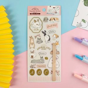 Non Woven Transfer Decal Stickers Sprinkle Gold Cold Transfer Sticker